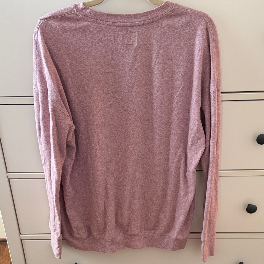 The Normal Brand Dusty Mauve Crewneck Sweater - Picture 4 of 5